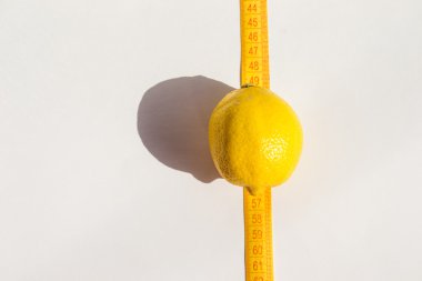 Teyp, limon ve ölçü kavramı kaybetmek ağırlık, yatay