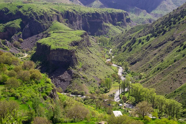 Дивовижний краєвид з храму Garni — стокове фото