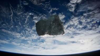 Tehlikeli asteroit Dünya gezegenine yaklaşıyor.