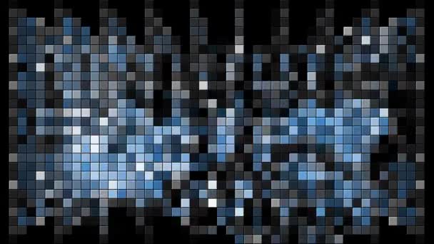 Background φουτουριστική τεχνολογία οθόνη pixels βίντεο βρόχο κίνησης — Αρχείο Βίντεο