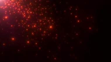 hareket kırmızı parçacıkları ve galaksi soyut arkaplan yıldızları