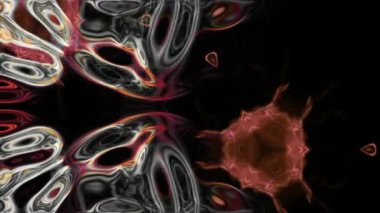 video arkaplan soyut organik formlar dalgalanma ve akış döngüsünü dalgalandırır