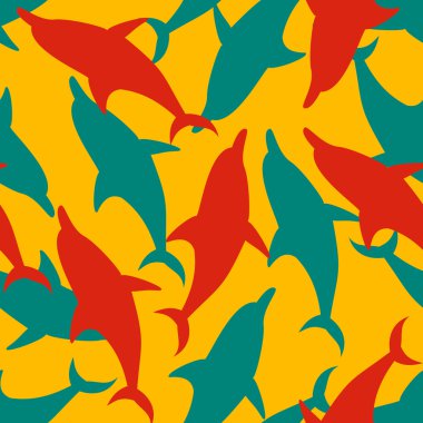 Yunuslar sorunsuz arka plan