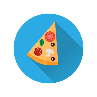 Düz lokanta simge vektör çizim