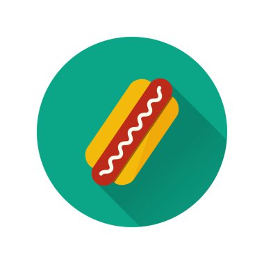 Düz lokanta simge vektör çizim