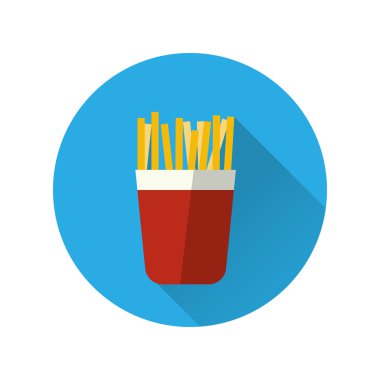 Düz lokanta simge vektör çizim