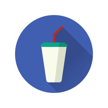 Düz lokanta simge vektör çizim