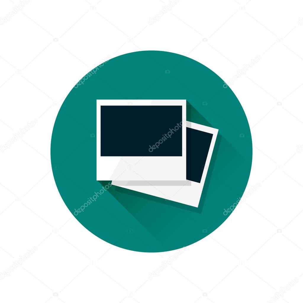 Polaroid photo frame icon