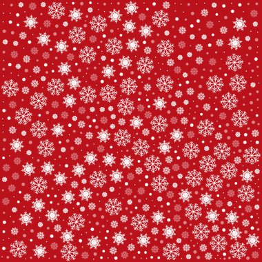 kar taneleri ile desen