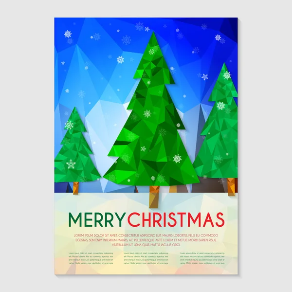 Vector ilustración del árbol de Navidad Vectores de stock libres de derechos