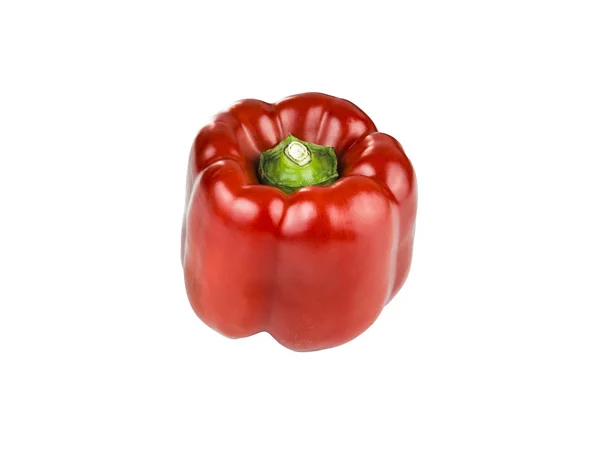 beyaz arkaplanda kırmızı biber