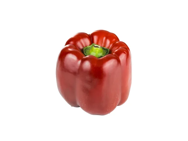 beyaz arkaplanda kırmızı biber