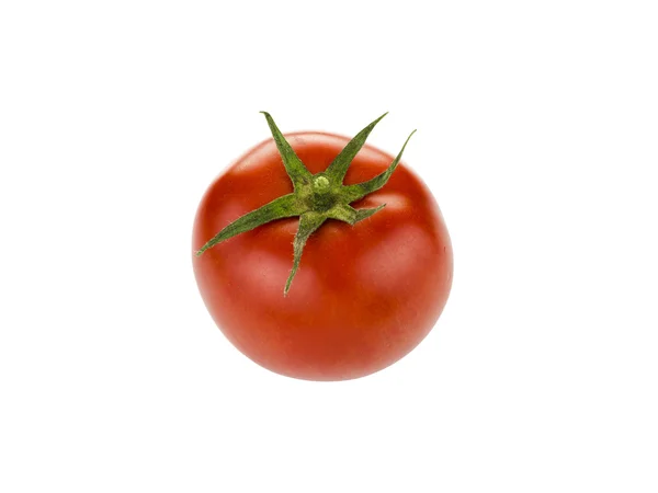 Beyaz arkaplanda kiraz domatesi