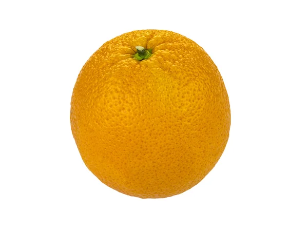 Valencia orange auf weißem Hintergrund Stockbild