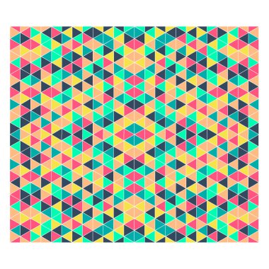 Üçgen desenli arka plan, Mozaik