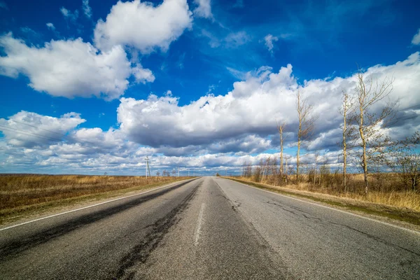 Weg verlaten de verte — Stockfoto