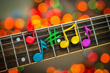 Gitar dizeleri ile ilgili kil notlar