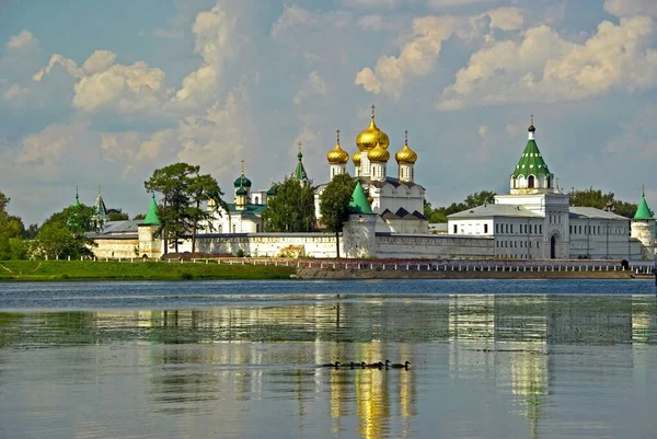 Gamla Ryska Klostret Kostroma Regionen Stockbild