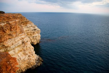 Sivastopol yakınlarındaki Rocky sahili..