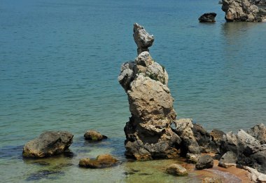 Garip şekiller, doğa tarafından taştan yaratılmıştır..