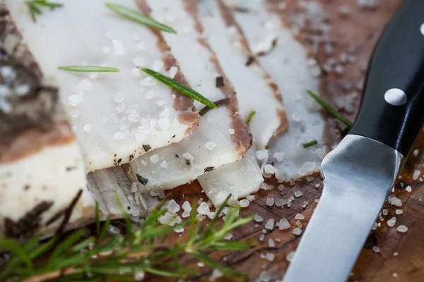 Lardo di Colonnata — Foto Stock