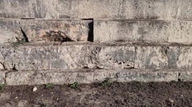 Tanrıça Aphai 'nin tapınağı Aegina adasında. Antik Yunan tapınağı.