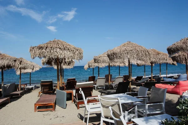 Şemsiyeli Seaview, Porto Rafti, Yunanistan