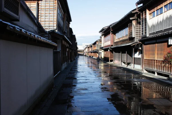 Higashi Chaya Ancien Quartier Traditionnel Kanazawa Japon Quartier Vieilles Maisons — Photo