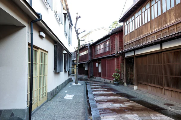 Higashi Chaya Antico Distretto Tradizionale Kanazawa Giappone Quartiere Vecchie Case — Foto Stock