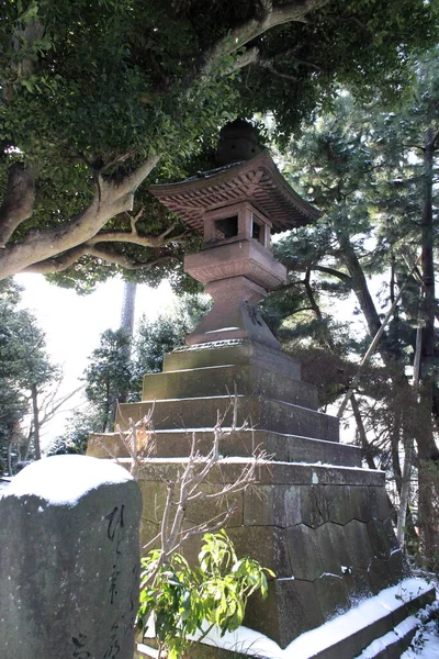 Gamla Templet Utatsu Hill Kanazawa Higashi Chaya Distriktet Japan — Stockfoto
