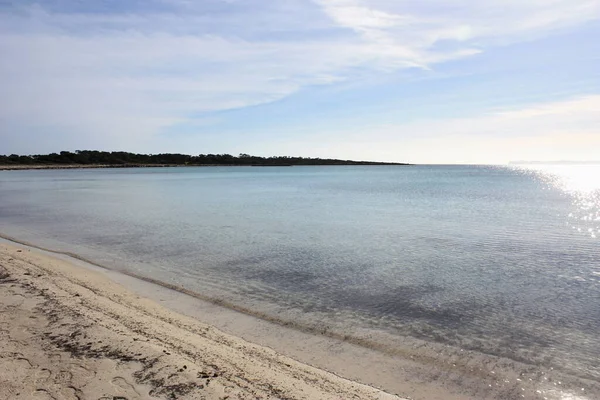 Ada manzarası, sahil, güzel sahil kıyısı, Balear Adaları, Mallorca, İspanya, Akdeniz.
