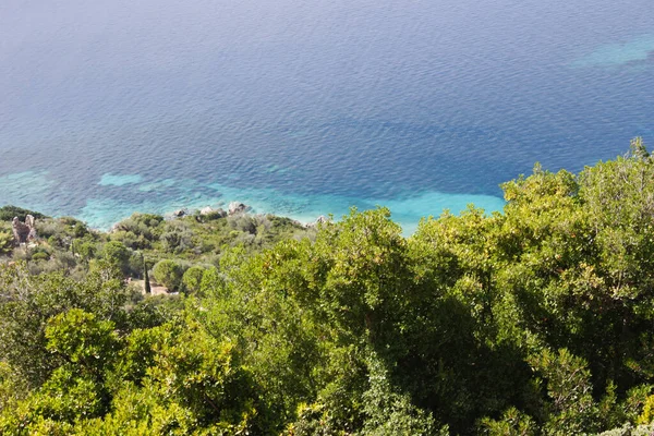 Yon Adası Lefkada Zakynthos Zante Taca Akdeniz Yunanistan — Stok fotoğraf