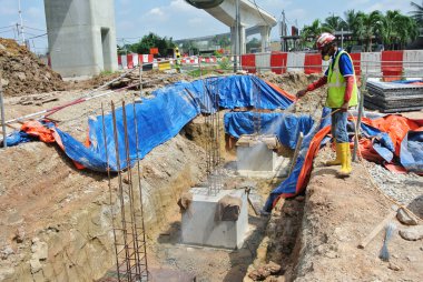 İnşaat İşçileri anti püskürtme termit kimyasal arıtma 