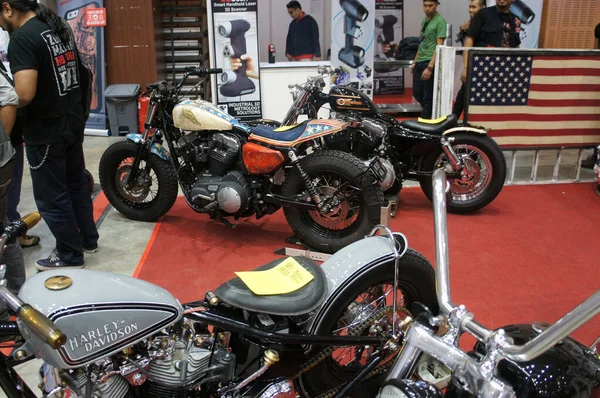 Serdang Malaysia Július 2019 Különböző Harley Davidson Márka Motorkerékpárok Vannak — Stock Fotó