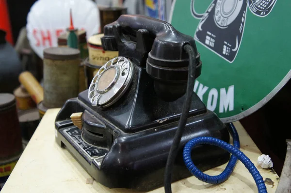 Seremban Malaysia Hazi Ran Haziran 2020 Antik Arama Yuvarlak Telefonları — Stok fotoğraf