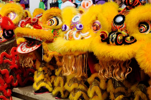 Seremban Malaisie Février 2017 Masque Lion Chinois Tête Lion Utilisé — Photo