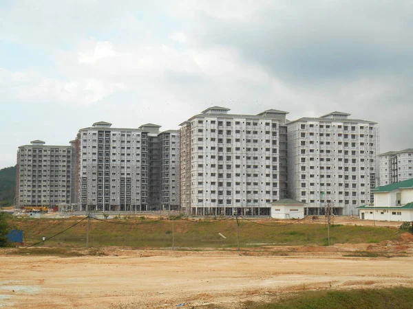 Sendayan Malasia Septiembre 2017 Edificios Residenciales Gran Altura Construcción — Foto de Stock