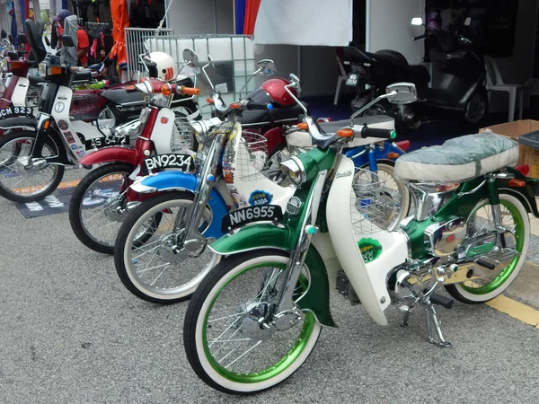 Kuala Lumpur Malaysia Septembro 2017 Custom Made Classic Moped Type — Fotografia de Stock