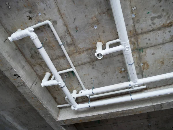 Ipoh Malaysia January 2021 Sewerage Pipes Form Toilet Interconnected Floor — Stock Photo, Image