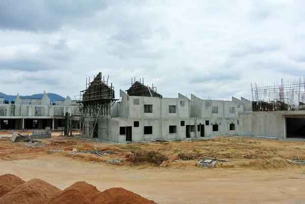 Seremban Malaysia April 2020 New Double Story Luxury Terrace House — Stock Photo, Image