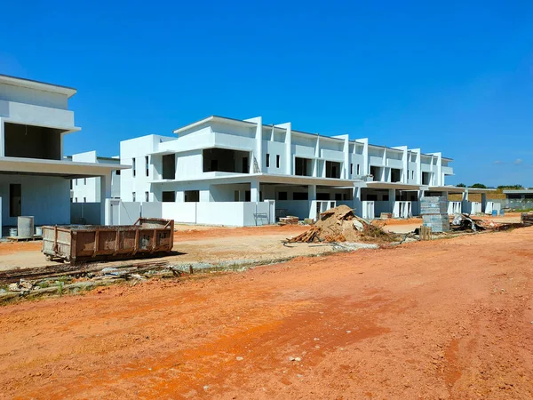 Seremban Malasia Abril 2020 Nueva Casa Con Terraza Lujo Dos —  Fotos de Stock