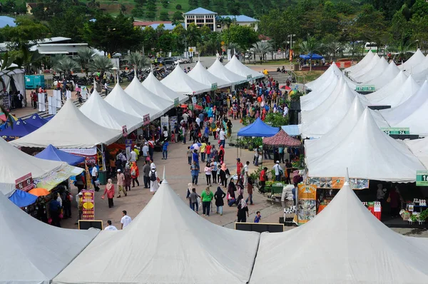 Serdang Malaysia July 2017 People Visit Farmers Market Here Fresh — Stock Photo, Image