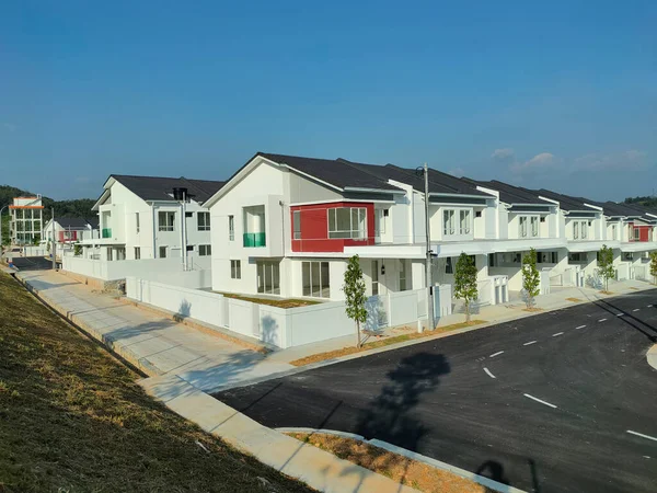 Seremban Malasia Abril 2021 Nueva Casa Con Terraza Lujo Dos — Foto de Stock