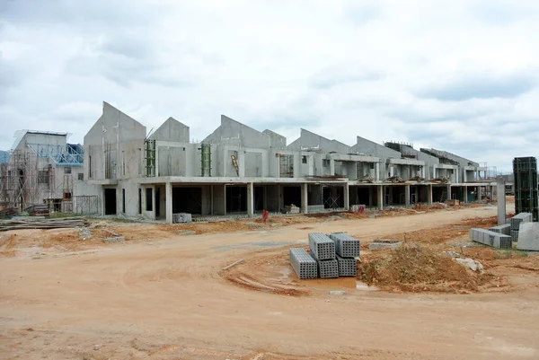 Seremban Malaysia April 2020 New Double Story Luxury Terrace House — Stock Photo, Image