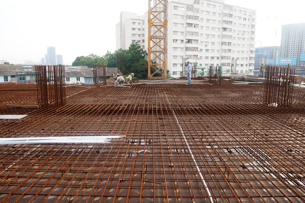 Kuala Lumpur Malaysia November 2020 Building Floor Slab Construction Construction — Stock Photo, Image