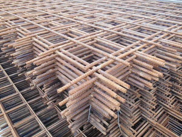 Selangor Malaysia December 2016 Welded Wiremesh Brc Fabric Used Part — Stock Photo, Image