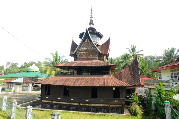 Sumatera Indonesia June 2014 Facade Surau Nagari Lubuk Bauk Tanah — Stock Photo, Image