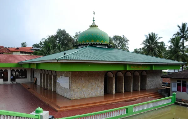 Sumatera Indonesia Juni 2014 Nieuwe Moskee Van Surau Nagari Lubuk — Stockfoto