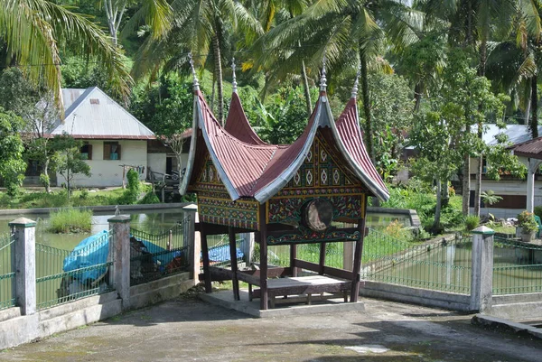 Sumatera Indonésia Junho 2014 Beduk Tradicional Surau Nagari Lubuk Bauk — Fotografia de Stock