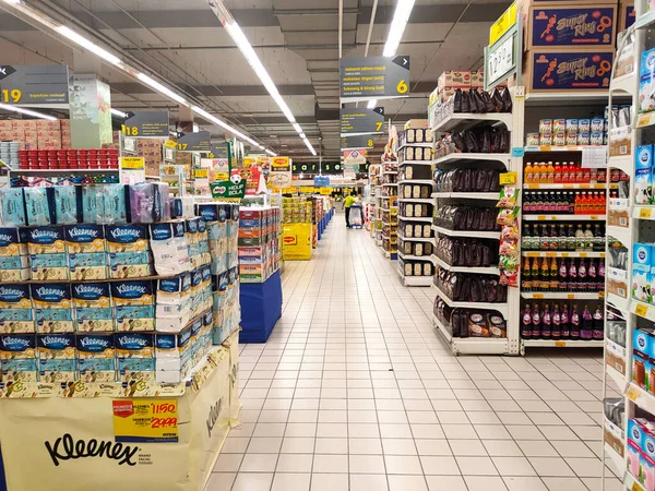 Seremban Malasia Marzo 2021 Interior Enorme Hipermercado Necesidades Diarias Comestibles —  Fotos de Stock